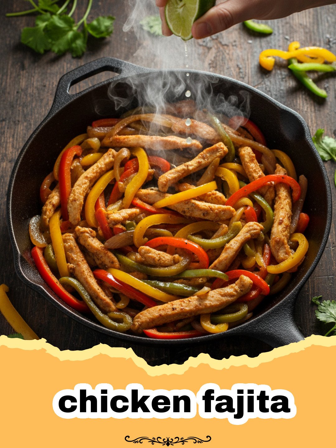 Sizzling Home-Style Chicken Fajitas Preparation
