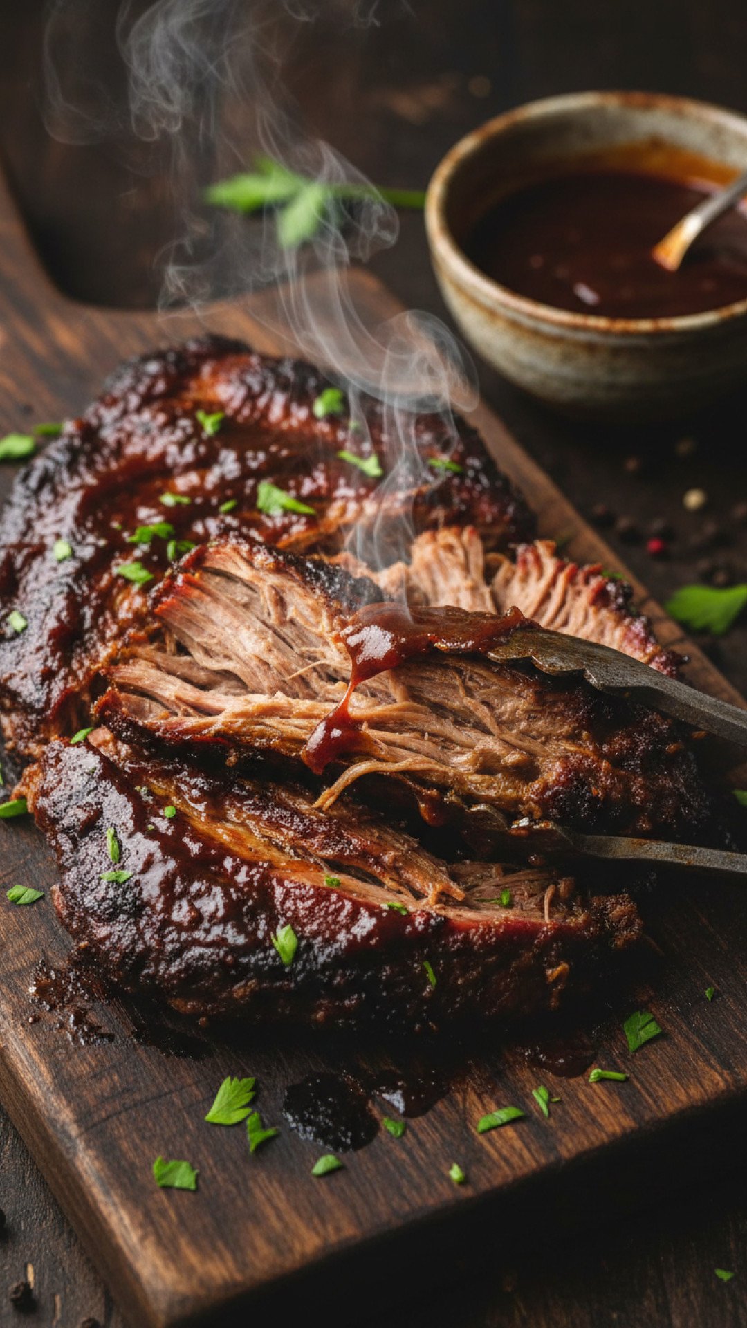 The Ultimate Fall-Apart Slow Cooker BBQ Brisket 4 Slow Cooker BBQ Brisket Preparation