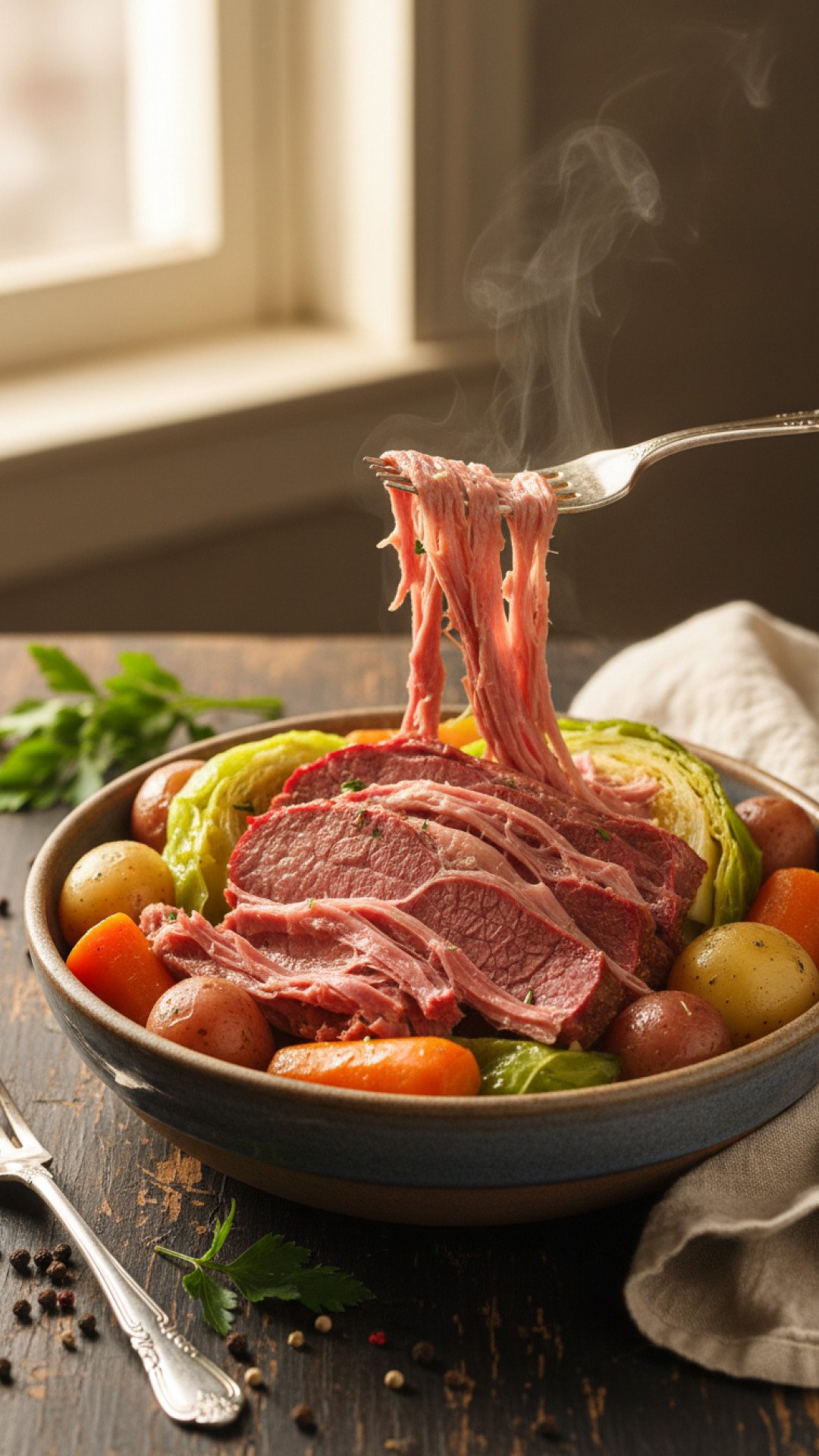 The Ultimate Tender Slow Cooker Corned Beef & Cabbage 4 Slow Cooker Corned Beef with Cabbage, Potatoes, and Carrots Preparation