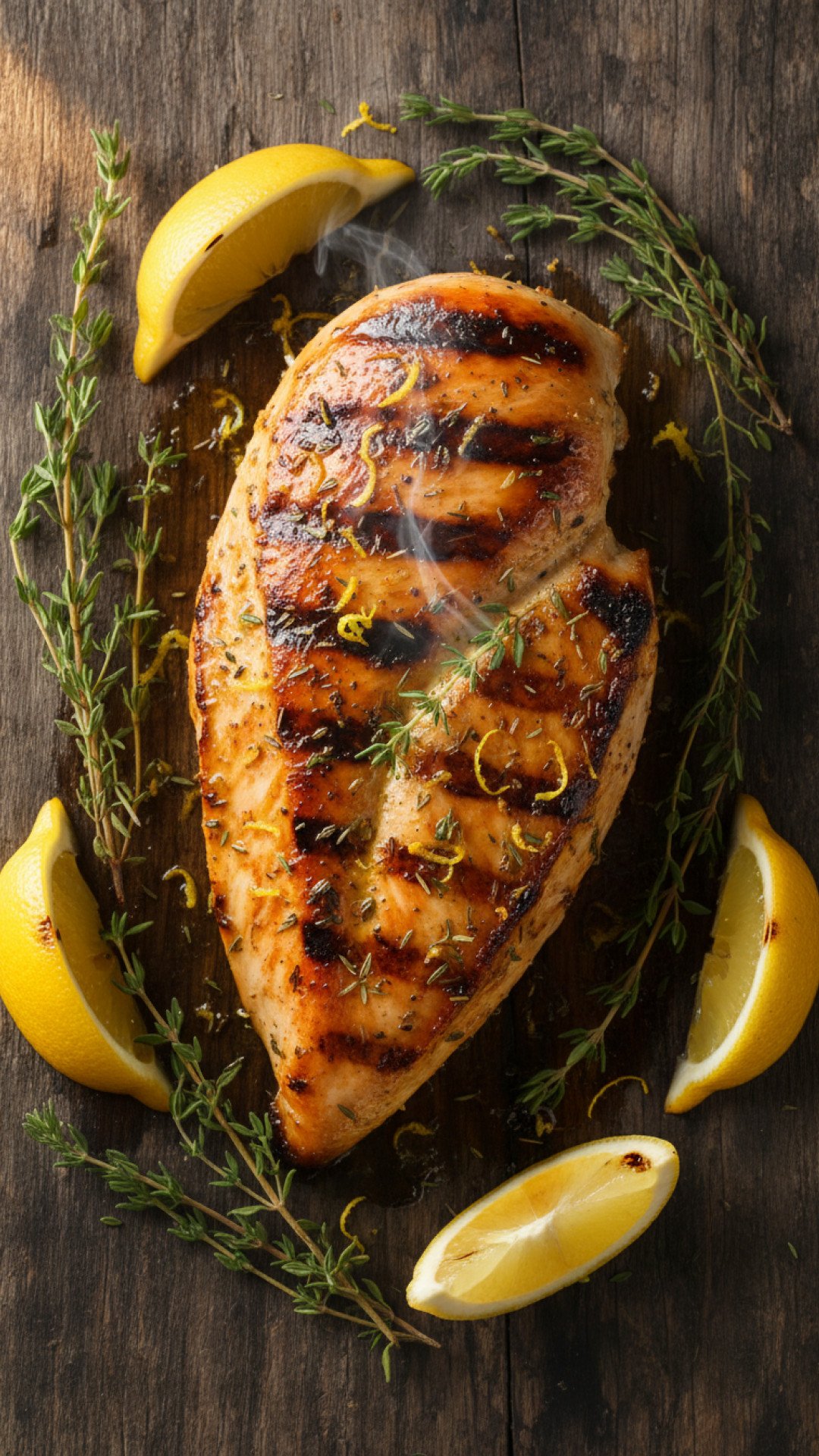 Smoky Herb Grilled Chicken Preparation