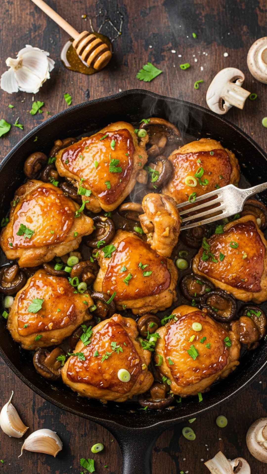 The Ultimate Sticky Honey Garlic Chicken Mushrooms: Your New Favorite Weeknight Dinner! 4 Sticky Honey Garlic Chicken Mushrooms Preparation