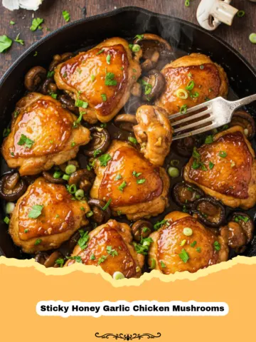 The Ultimate Sticky Honey Garlic Chicken Mushrooms: Your New Favorite Weeknight Dinner! 3 The Ultimate Sticky Honey Garlic Chicken Mushrooms: Your New Favorite Weeknight Dinner!