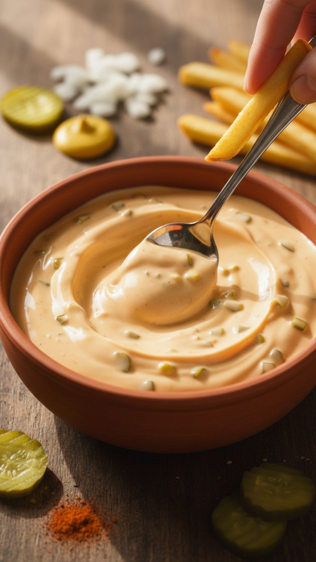 Ultimate Homemade Big Mac Sauce Preparation