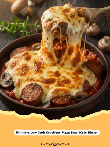 Craving Pizza? Try This Ultimate Low Carb Crustless Pizza Bowl Keto Dinner! 13 Craving Pizza? Try This Ultimate Low Carb Crustless Pizza Bowl Keto Dinner!