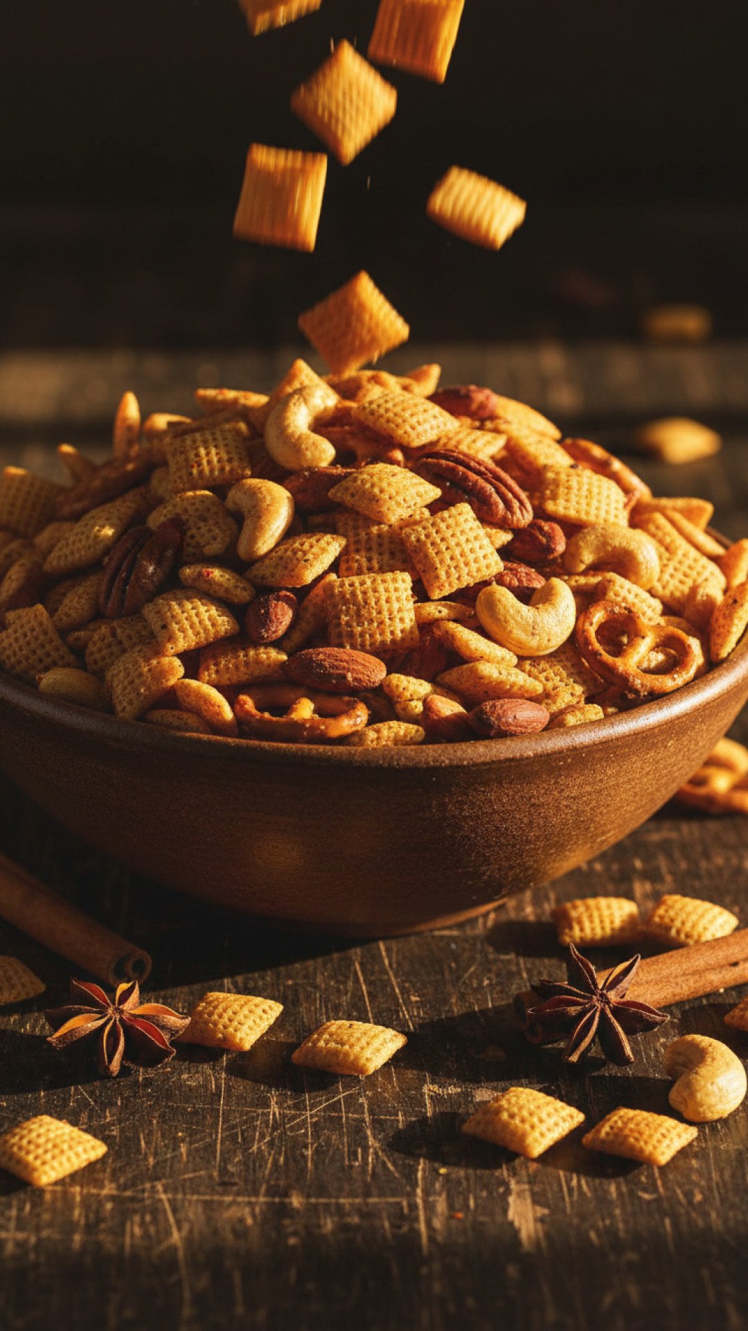 Ultimate Savory Homemade Chex Mix Preparation