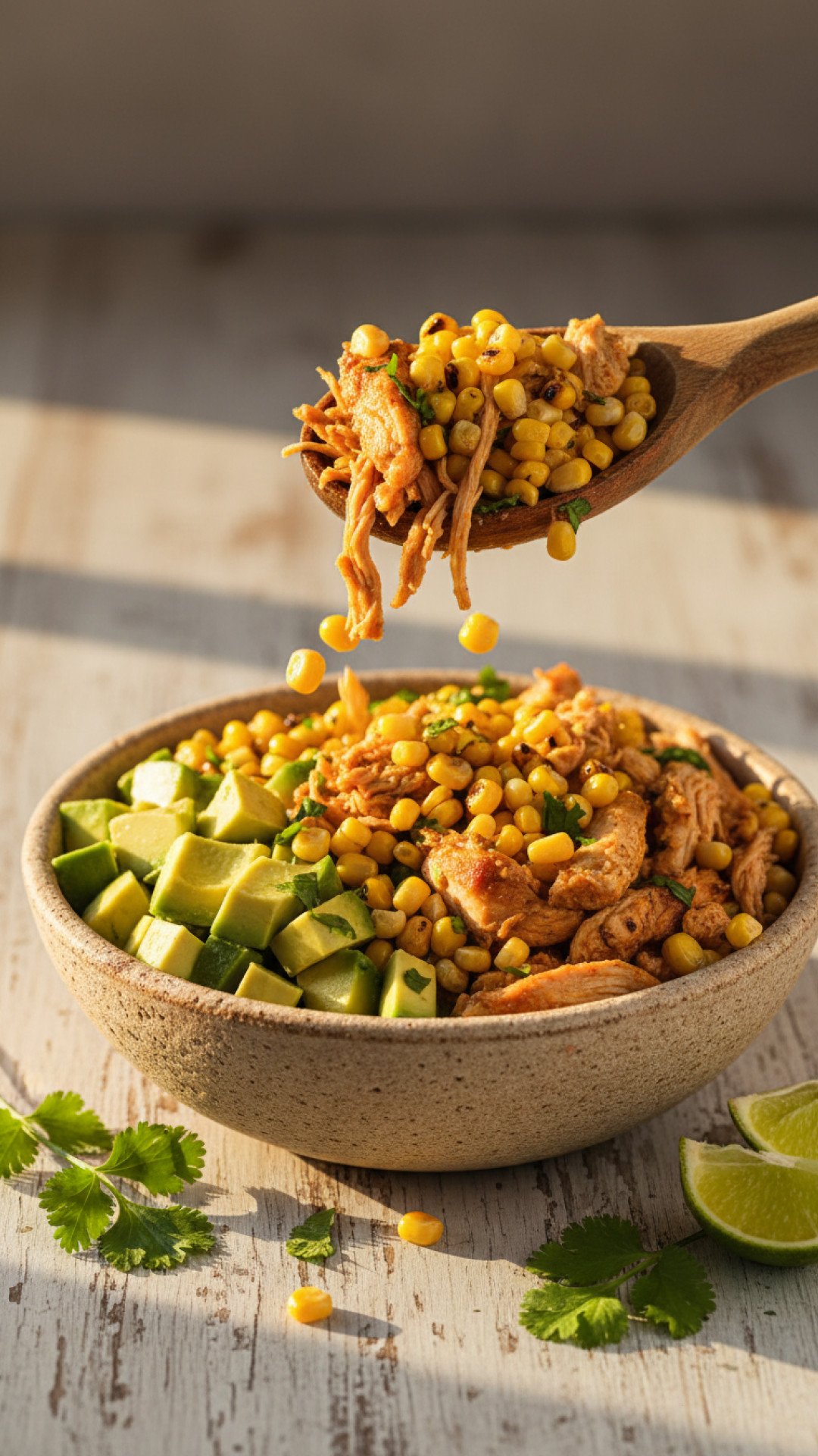 Zesty Lemon Herb Chicken with Peach & Basil Salsa Preparation