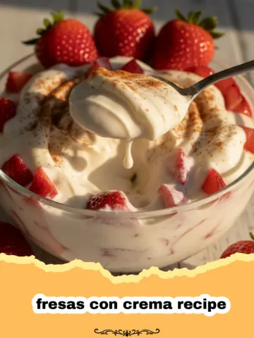 The Sweet & Simple Secret: Authentic Fresas Con Crema Recipe You’ll Adore