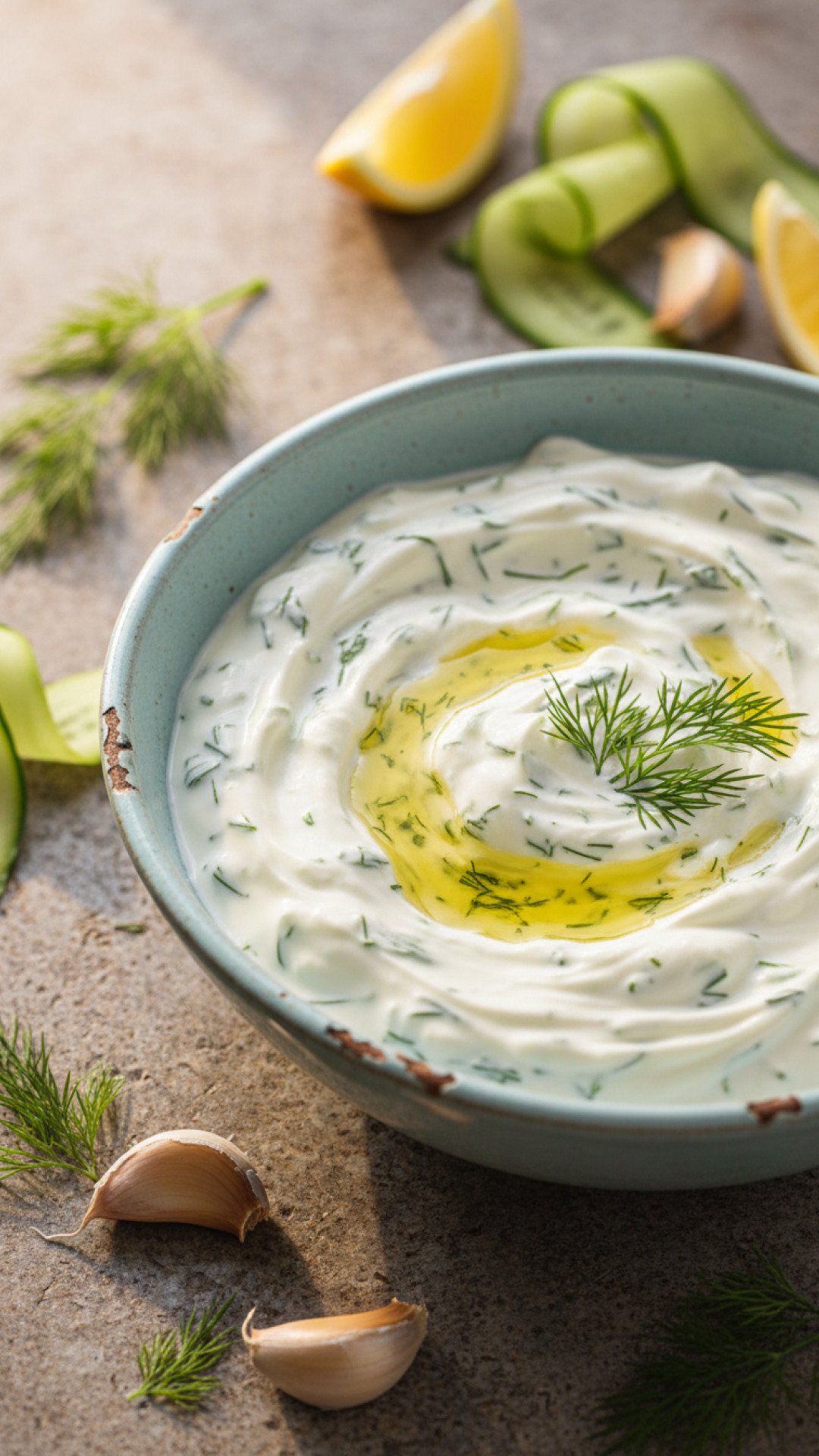 The Ultimate Authentic Tzatziki Recipe: Creamy, Tangy, and Perfectly Refreshing 4 Authentic Greek Tzatziki Preparation