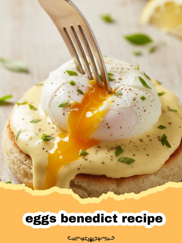 Unlock Brunch Bliss: Your Ultimate Guide to a Perfect Eggs Benedict Recipe at Home 5 eggs benedict recipe - Two perfectly plated eggs benedict with golden Hollandaise sauce, garnished with chives.