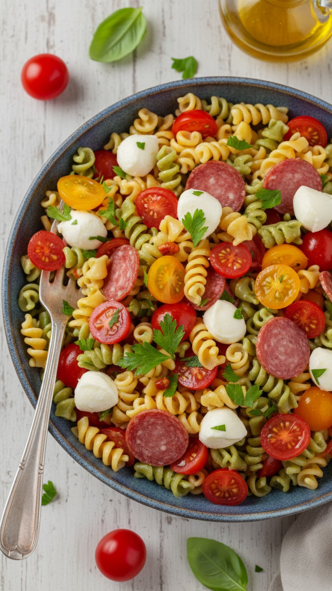 The Best Italian Pasta Salad Recipe: A Summer Potluck Favorite! 4 Classic Italian Pasta Salad Preparation
