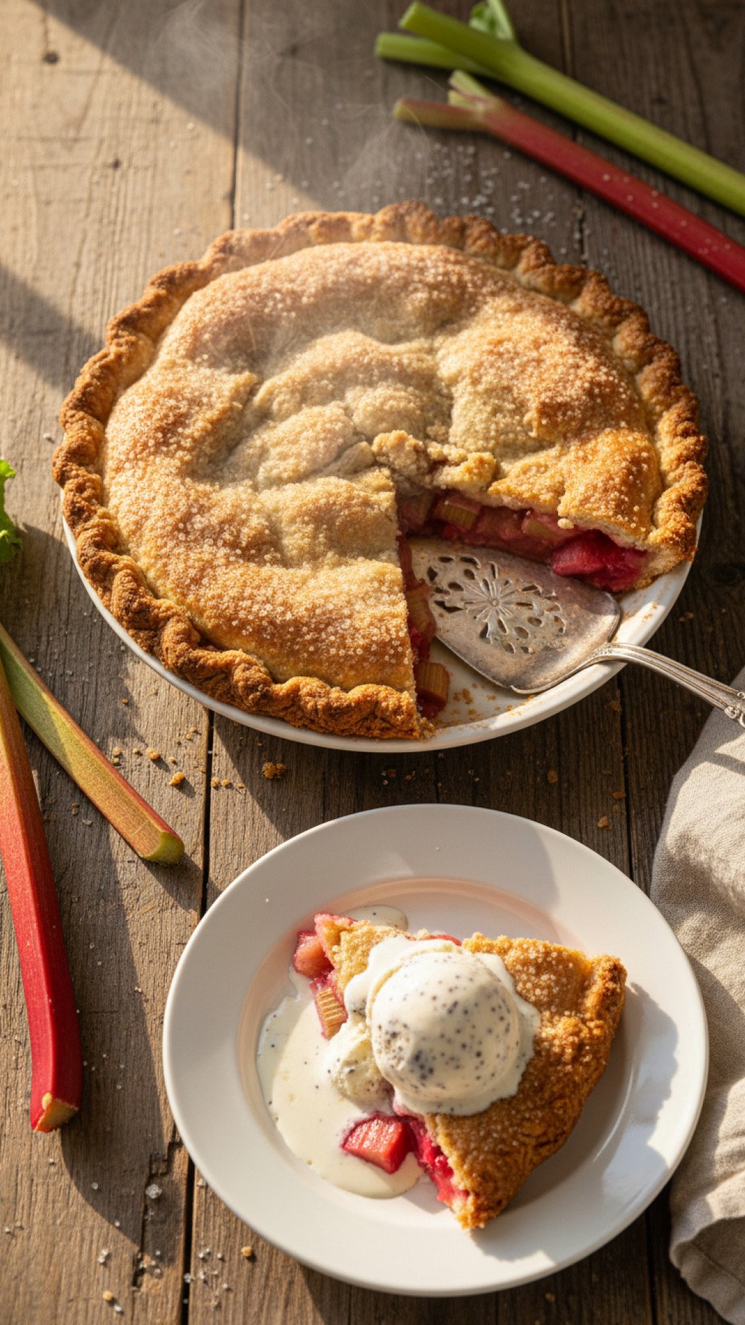 The Ultimate Sweet and Tart Rhubarb Pie Recipe for Spring 4 Classic Sweet and Tart Rhubarb Pie Preparation
