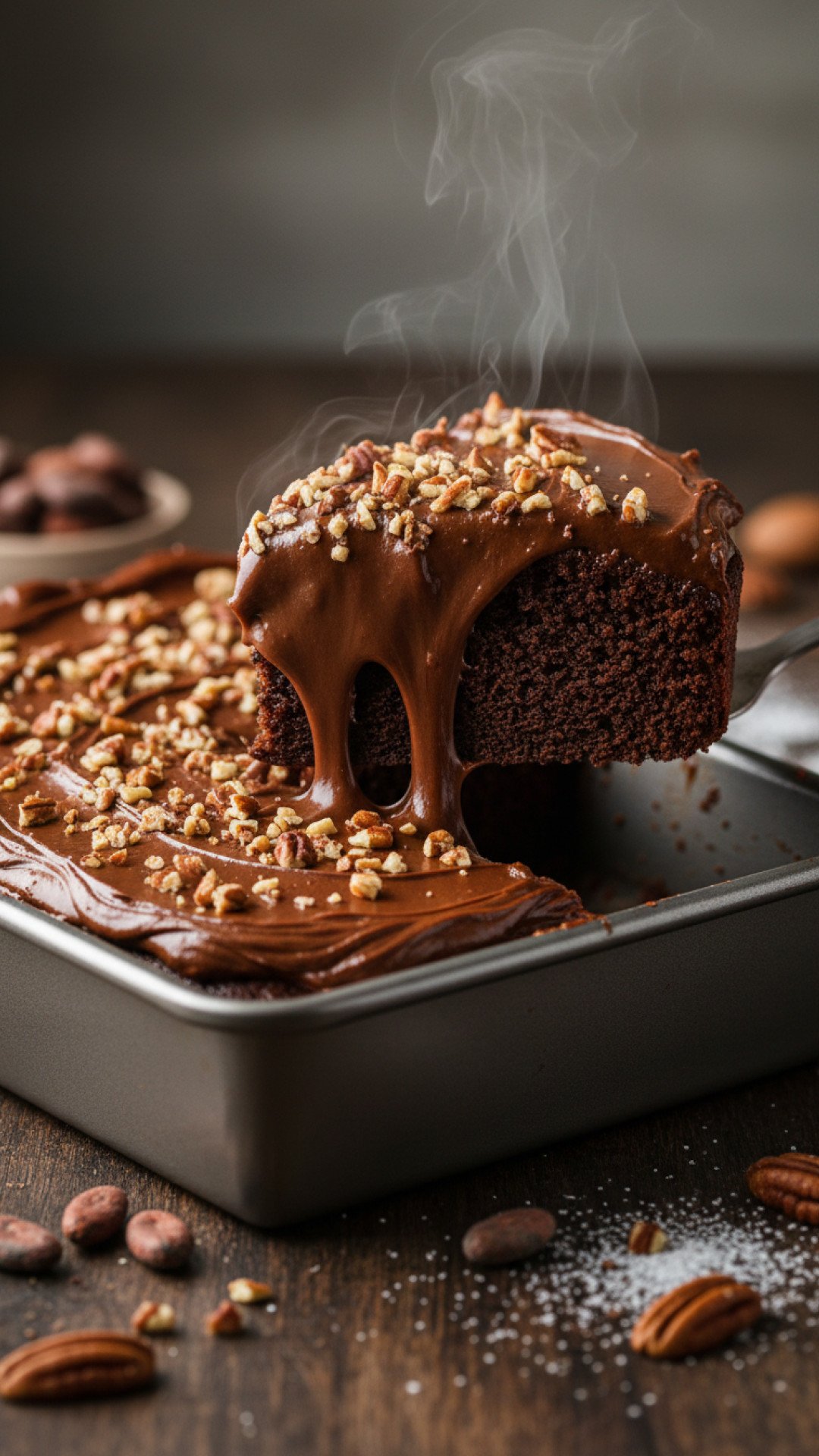Classic Texas Chocolate Sheet Cake Preparation