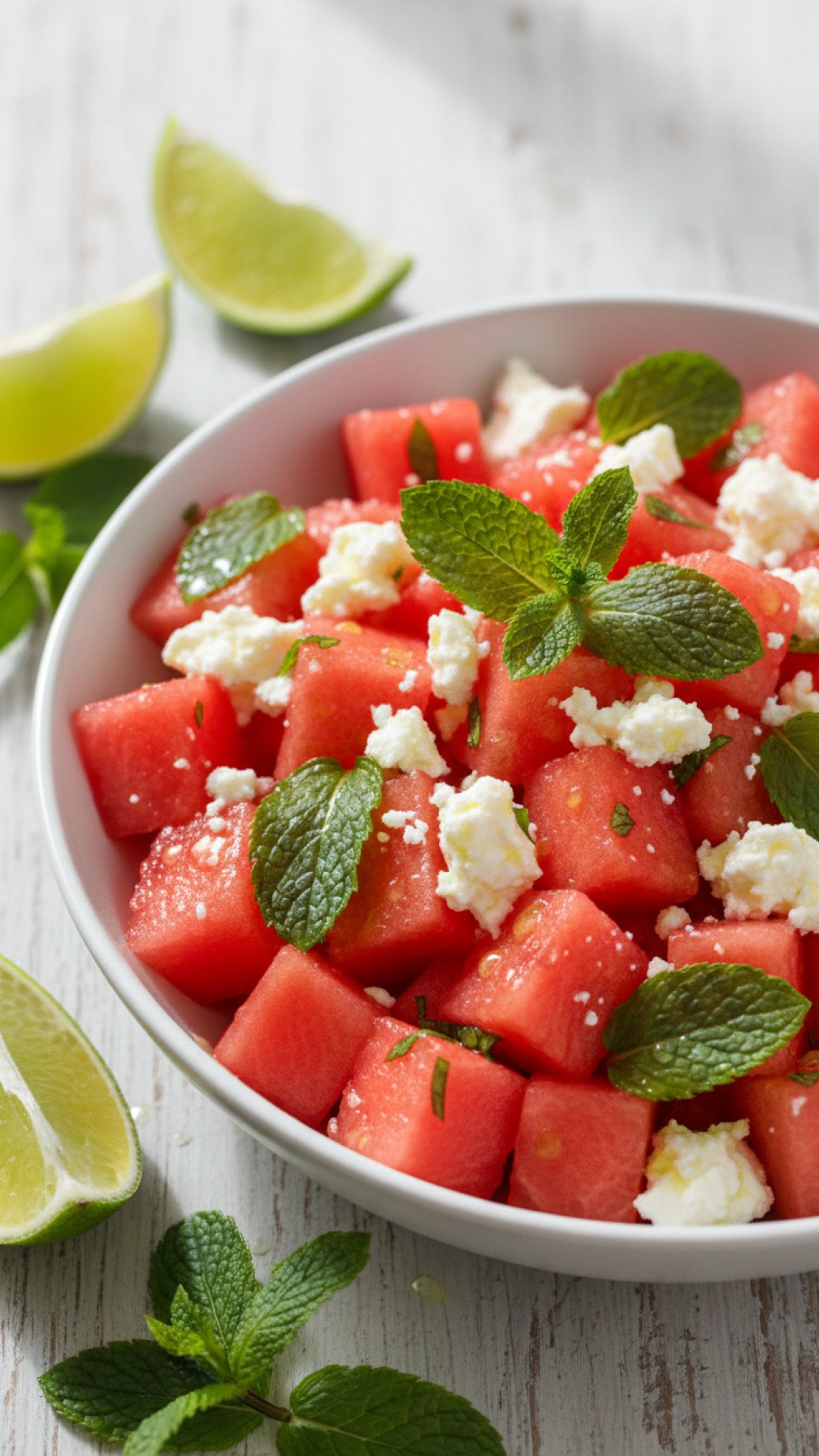 The Ultimate Refreshing Watermelon Feta Mint Salad for Summer Bliss 4 Classic Watermelon Feta Mint Salad Preparation