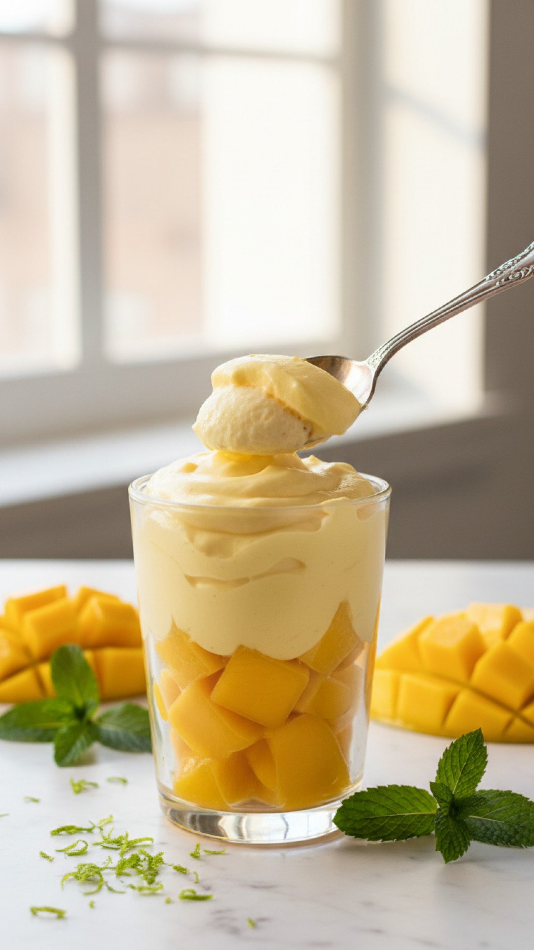 Creamy Tropical Mango Mousse Parfaits: Your New Favorite No-Bake Delight 4 Creamy Tropical Mango Mousse Parfaits Preparation
