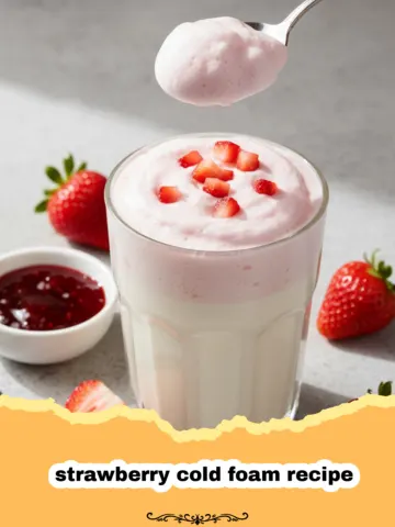 The Ultimate Homemade Strawberry Cold Foam: A Taste of Summer Bliss