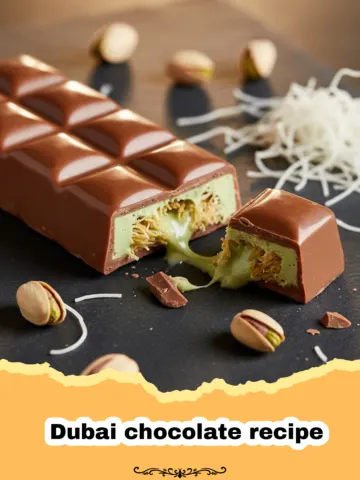 The Viral Sensation: Homemade Dubai Chocolate Bar with Pistachio & Kunafa Crunch