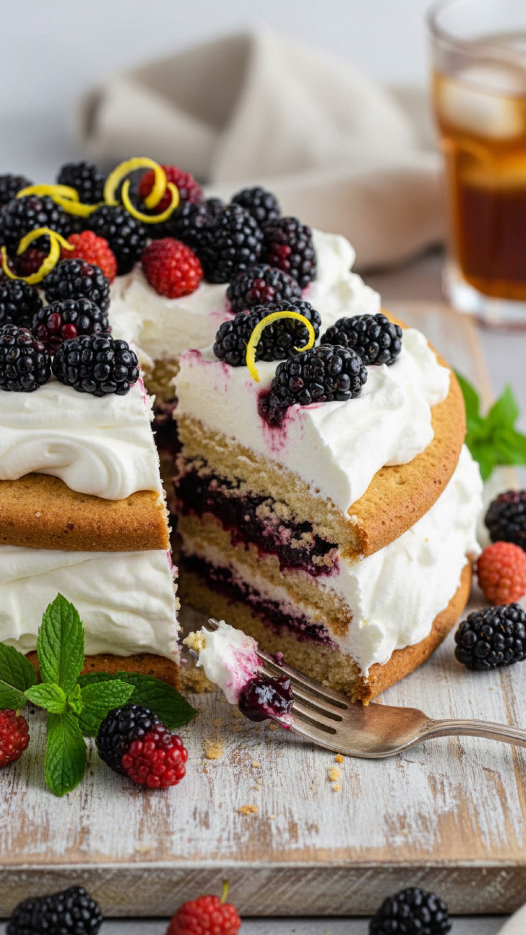 Grandma's Classic Mulberry Crisp: A Taste of Childhood Summer 4 Grandma's Classic Mulberry Crisp Preparation