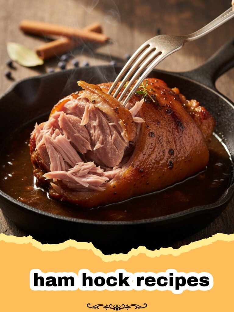 Hearty & Soulful: The Ultimate Ham Hock and White Bean Soup Recipe 5 ham hock recipes - A steaming bowl of Hearty Ham Hock and White Bean Soup garnished with fresh parsley and crusty bread on the side.