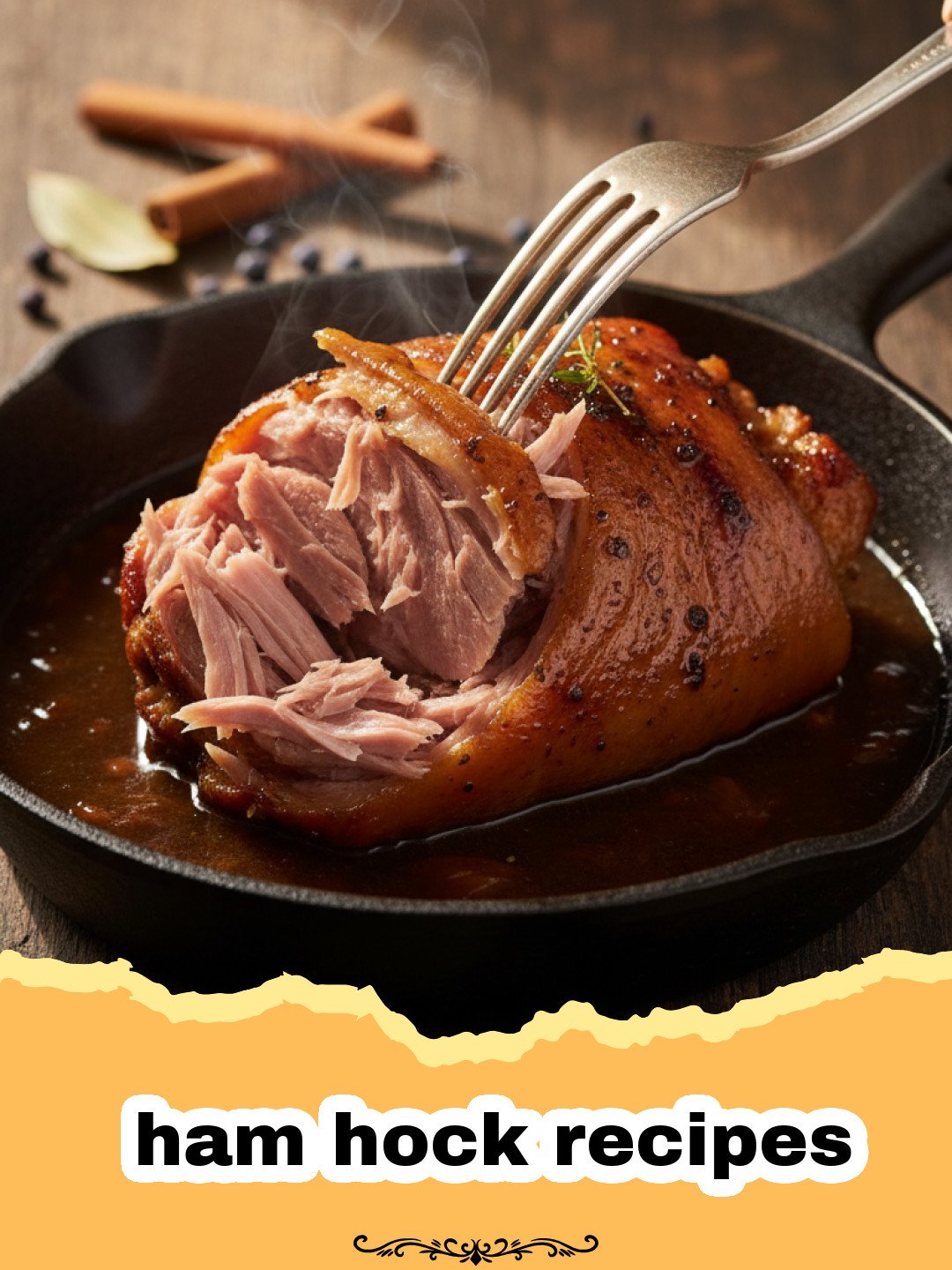 Hearty & Soulful: The Ultimate Ham Hock and White Bean Soup Recipe 3 ham hock recipes - A steaming bowl of Hearty Ham Hock and White Bean Soup garnished with fresh parsley and crusty bread on the side.
