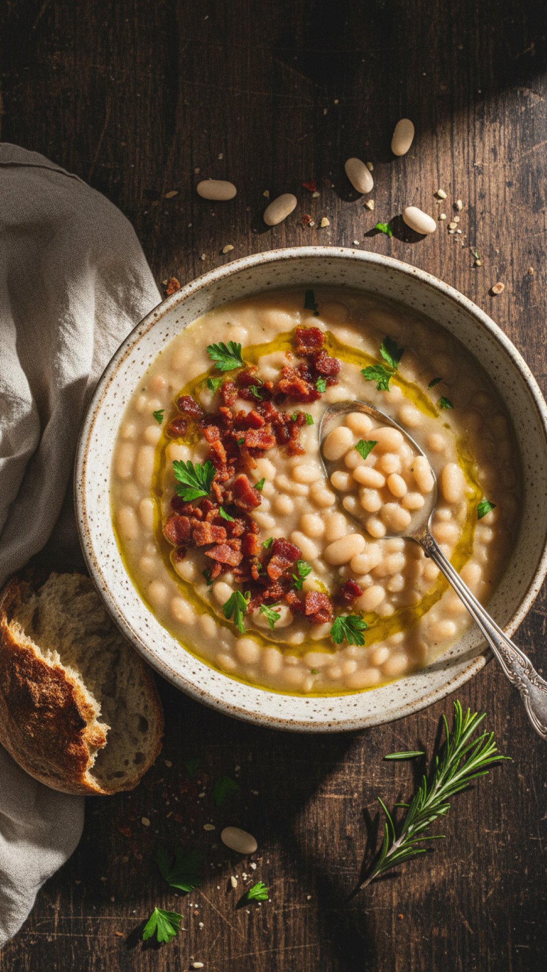 Hearty & Wholesome Classic Bean Soup Preparation