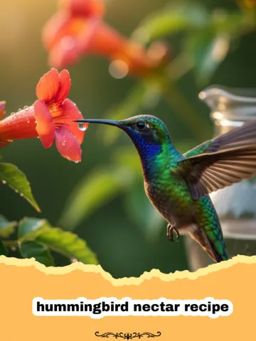 The Sweet Secret to Attracting Hummingbirds: Your Easy Nectar Recipe