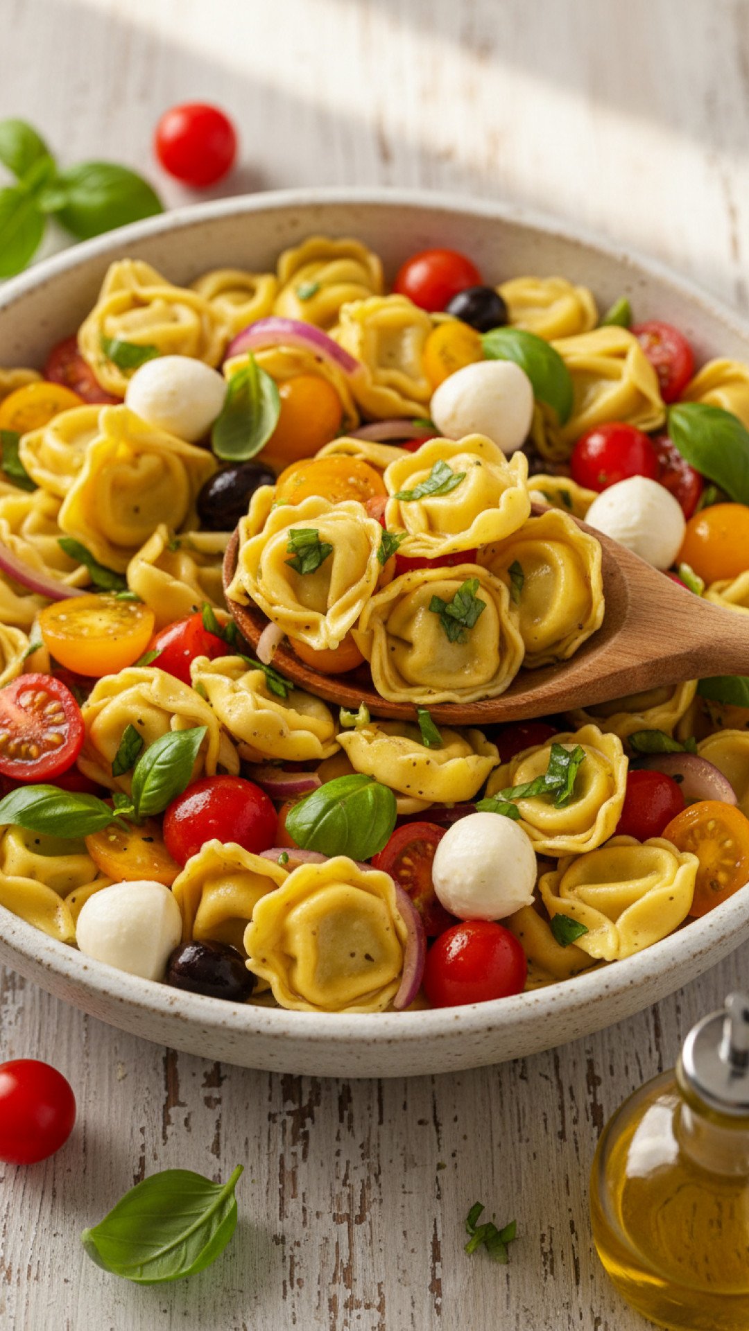 The Ultimate Mediterranean Tortellini Pasta Salad: Fresh, Flavorful & Easy! 4 Mediterranean Tortellini Pasta Salad Preparation