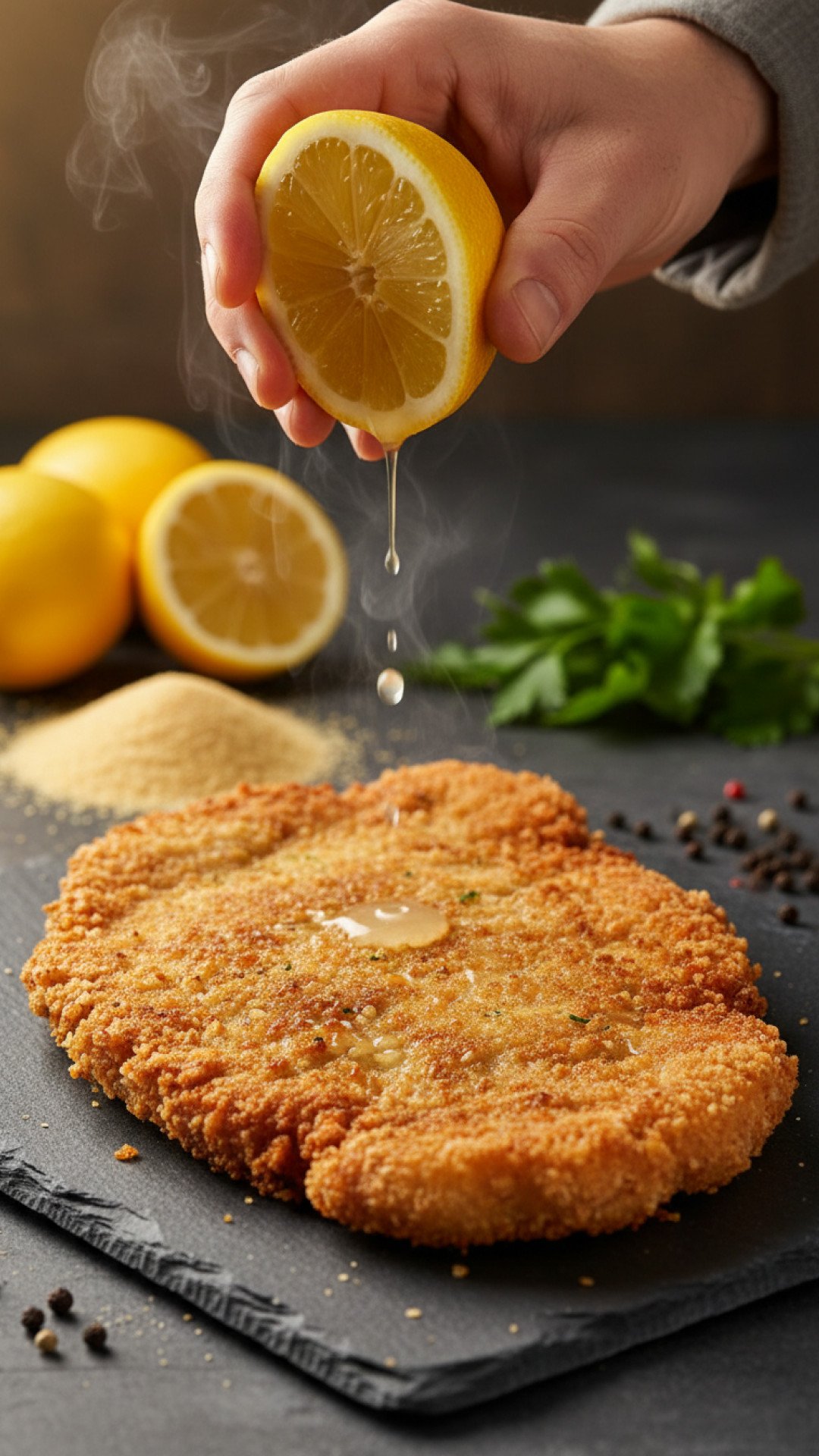 Pan-Seared Wild Turkey Breast with Garlic Herb Butter Preparation