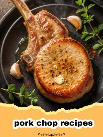 The Juiciest Pan-Seared Pork Chops with Garlic Herb Butter
