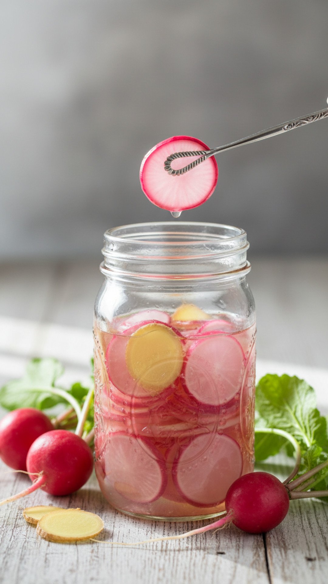 Quick & Easy Pickled Radishes Preparation