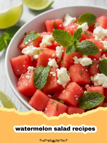 The Ultimate Refreshing Watermelon Feta Mint Salad for Summer Bliss