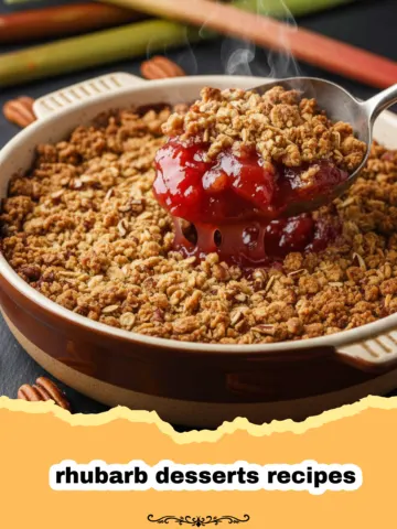 The Ultimate Rhubarb & Ginger Crumble: A Zesty Take on Classic Spring Rhubarb Desserts