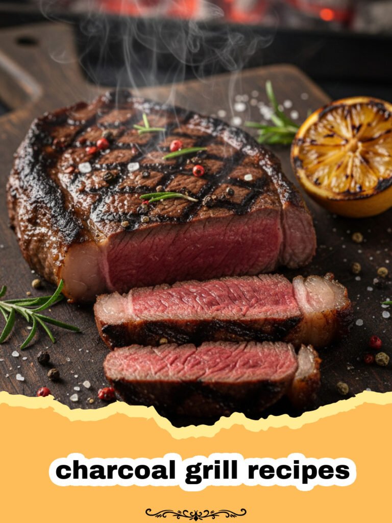 The Ultimate Guide to Mouthwatering Charcoal Grill Recipes: Smoky Herb-Crusted Pork & Veggies 5 charcoal grill recipes - Smoky Herb-Crusted Pork Tenderloin and Grilled Vegetables on a platter, fresh off the charcoal grill