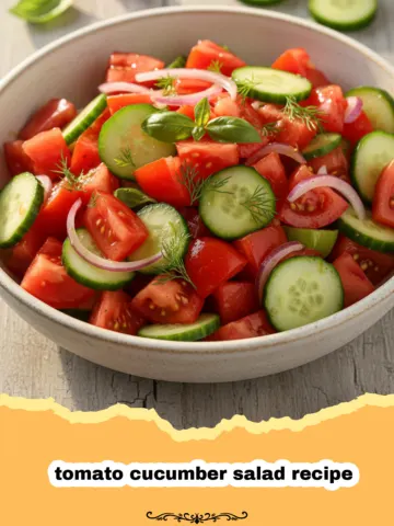 The Ultimate Refreshing Tomato Cucumber Salad for Summer Days