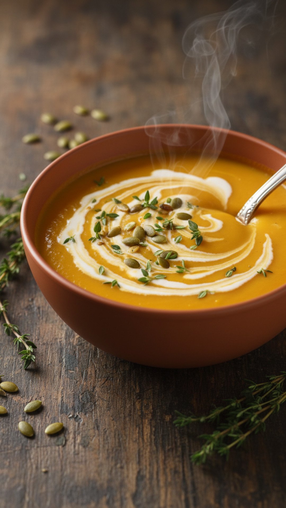 The Golden Embrace: Creamy Butternut Squash Soup Preparation