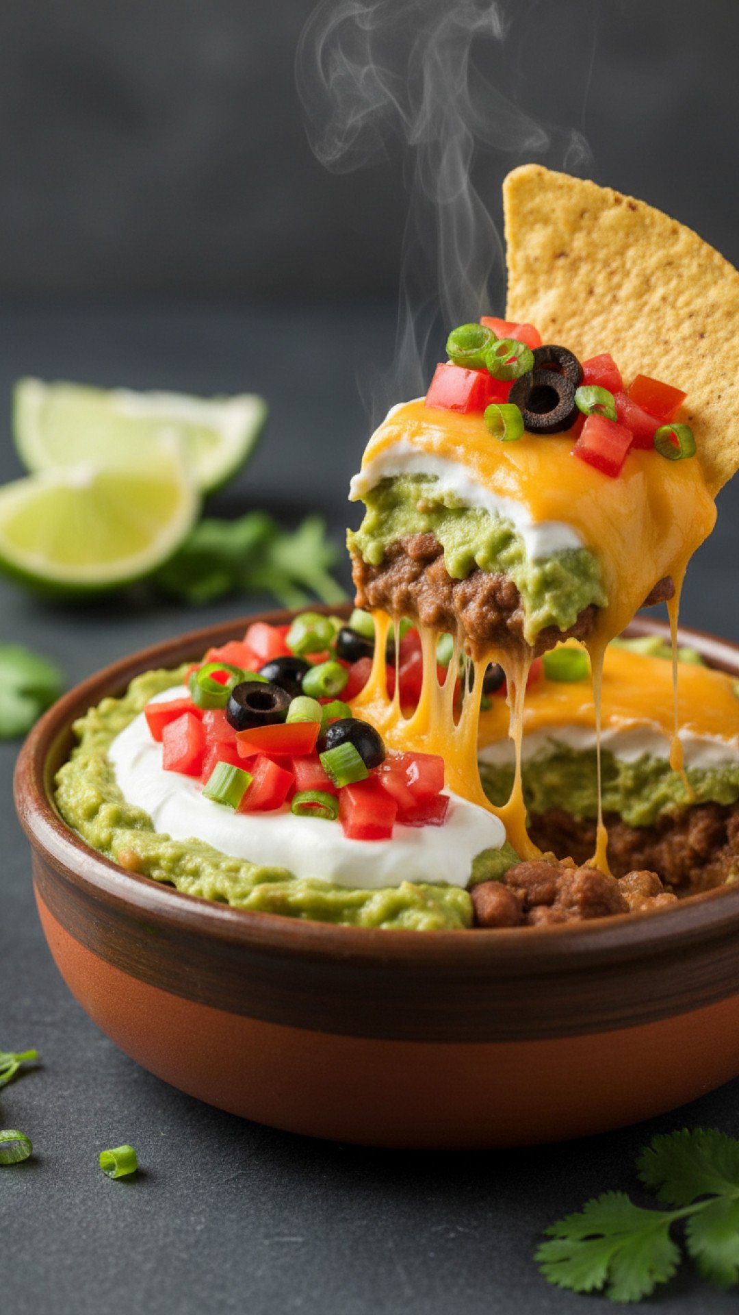 The Ultimate 7-Layer Fiesta Dip: A Crowd-Pleasing Mexican Delight! 4 The Ultimate 7-Layer Fiesta Dip Preparation