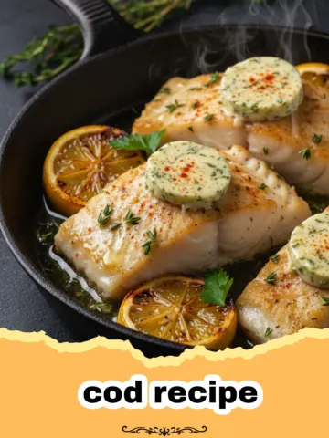 The Easiest & Most Flavorful Baked Lemon Herb Cod Recipe