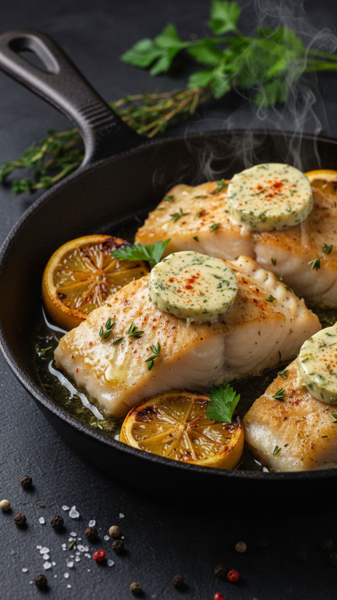 The Easiest & Most Flavorful Baked Lemon Herb Cod Recipe 4 Baked Lemon Herb Cod with Roasted Asparagus Preparation