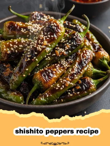 Blistered Shishito Peppers with Lemon & Sea Salt: Your New Go-To 10-Minute Snack!