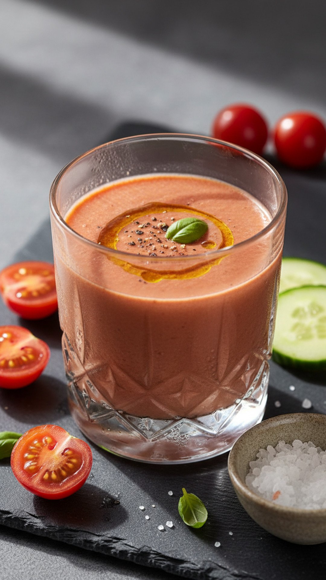 Classic Andalusian Gazpacho Preparation
