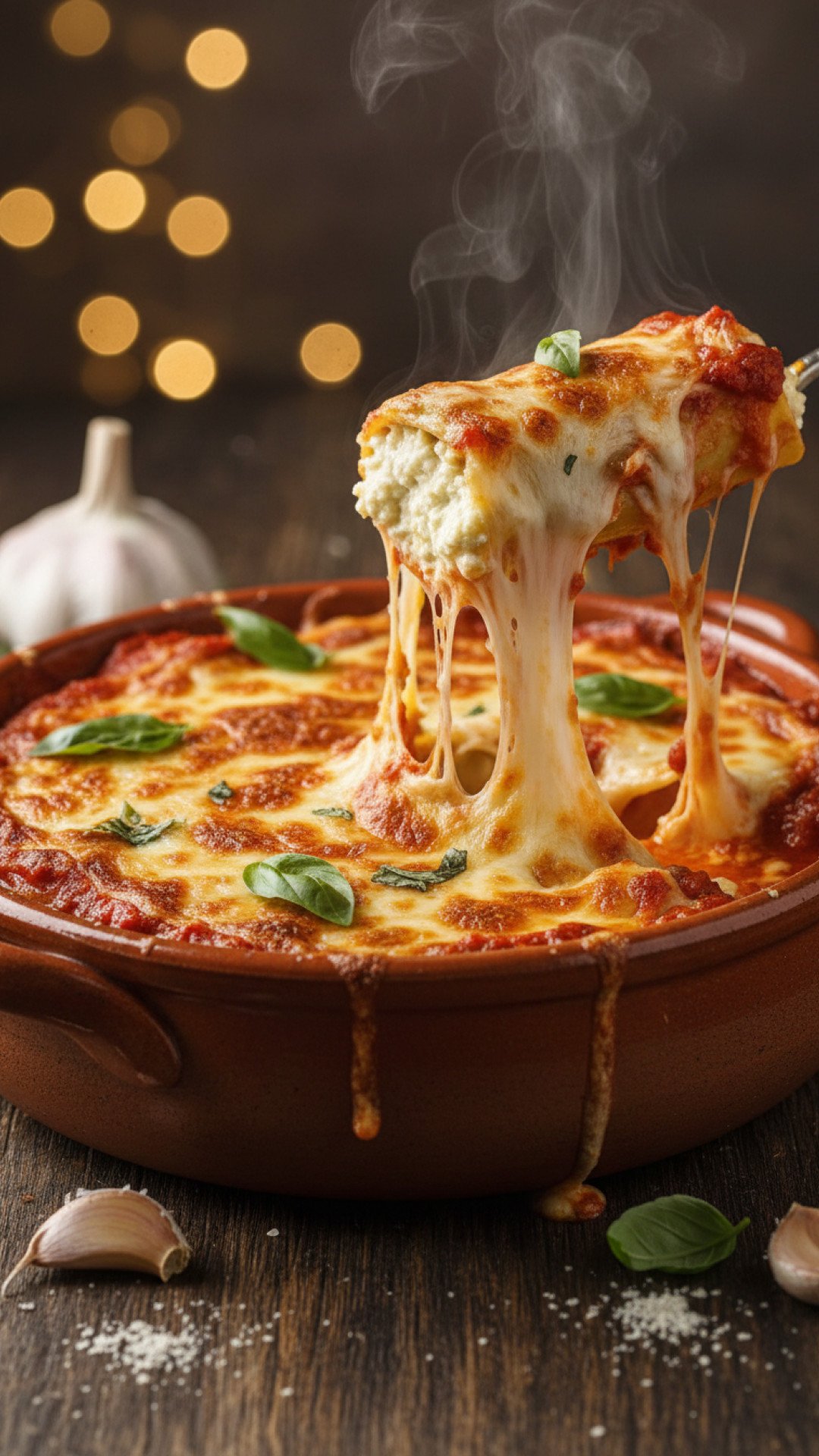 Classic Baked Manicotti Preparation