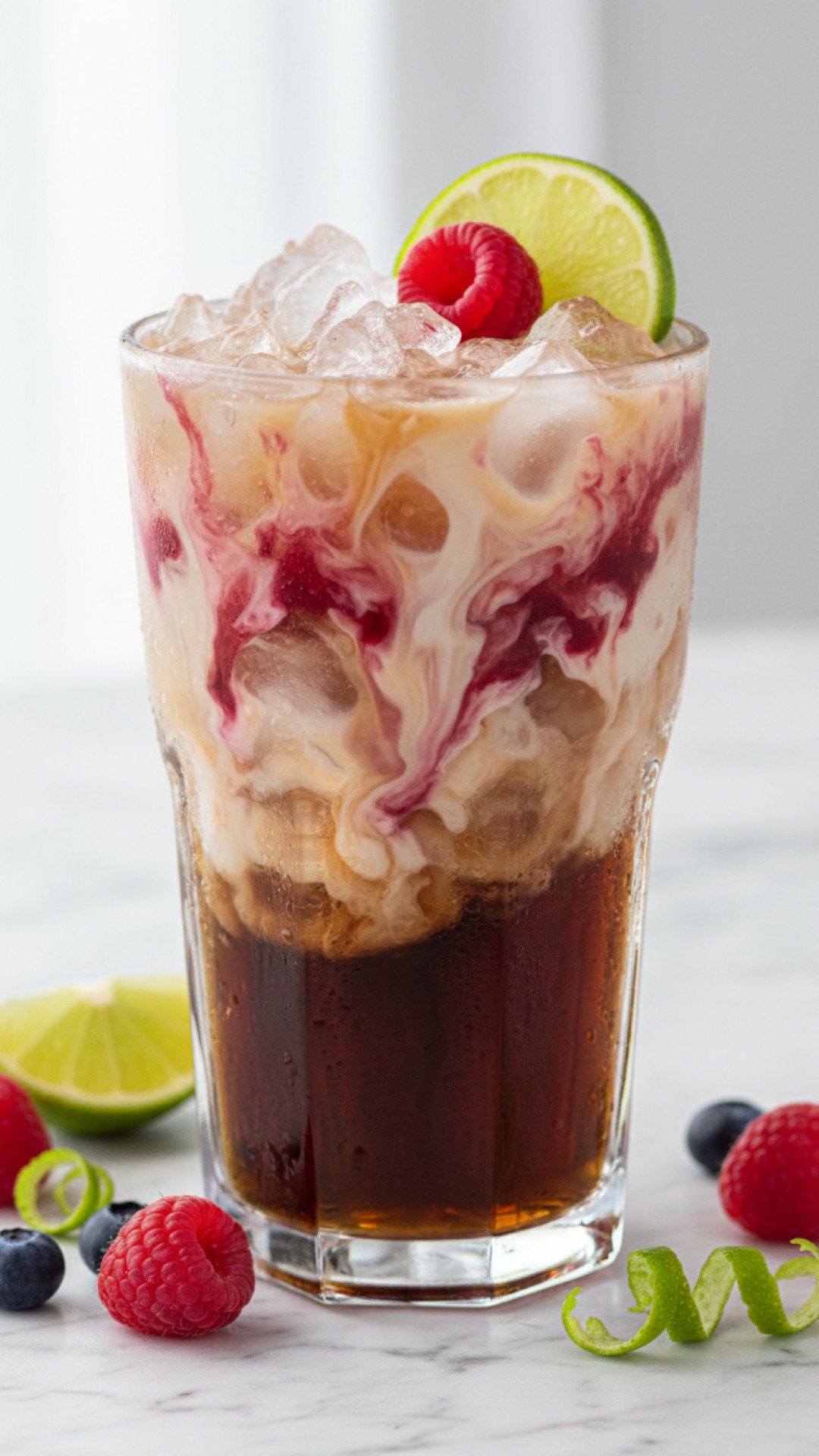 Classic Coconut-Lime Dirty Coke Preparation