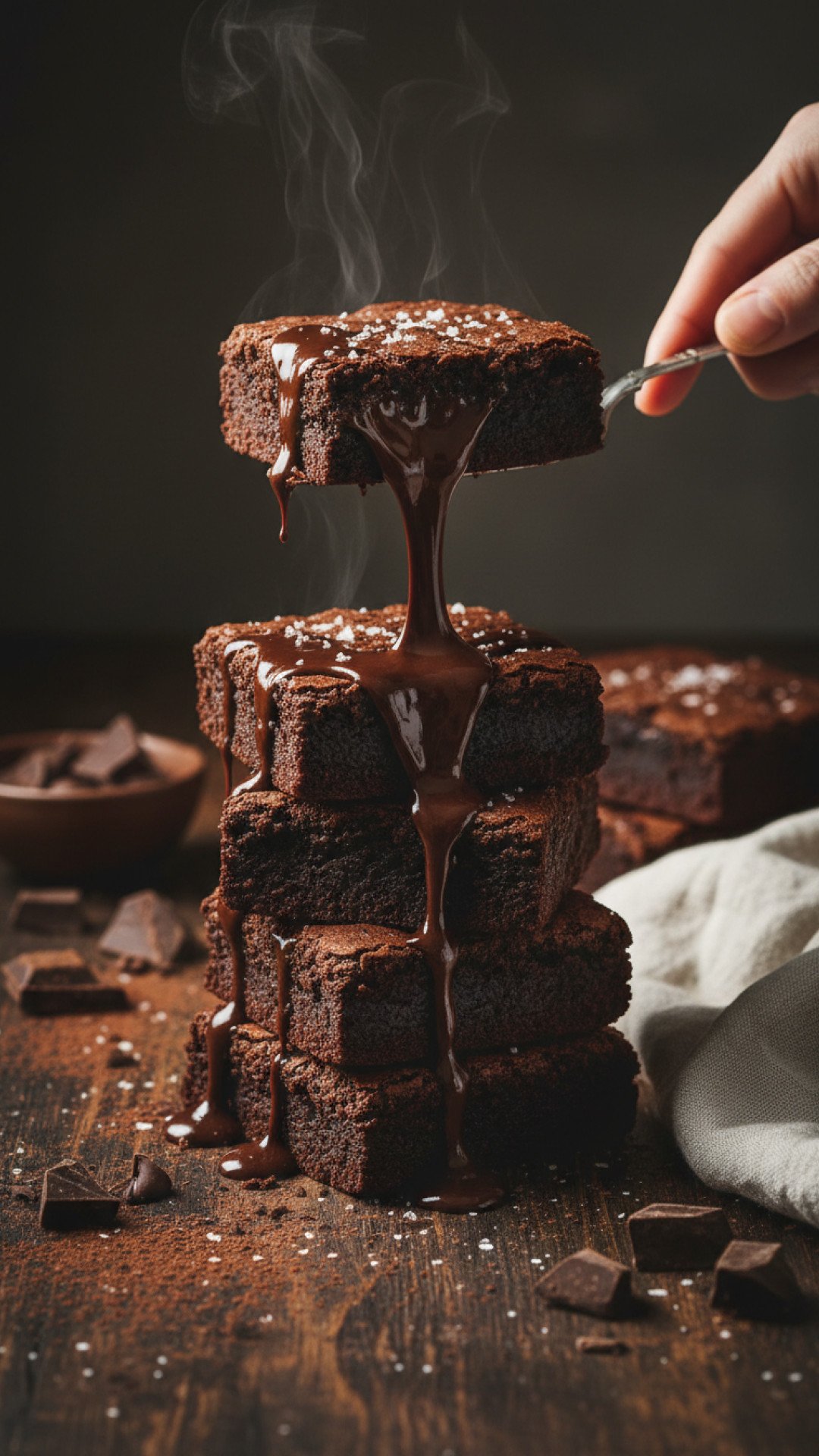 Classic Fudgy Homemade Brownies Preparation