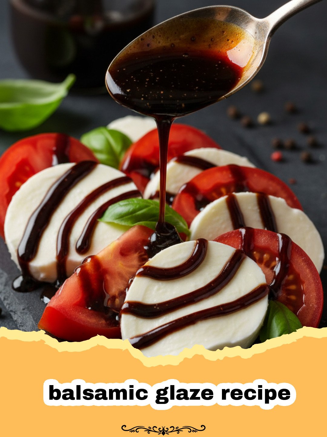 Classic Homemade Balsamic Glaze Preparation