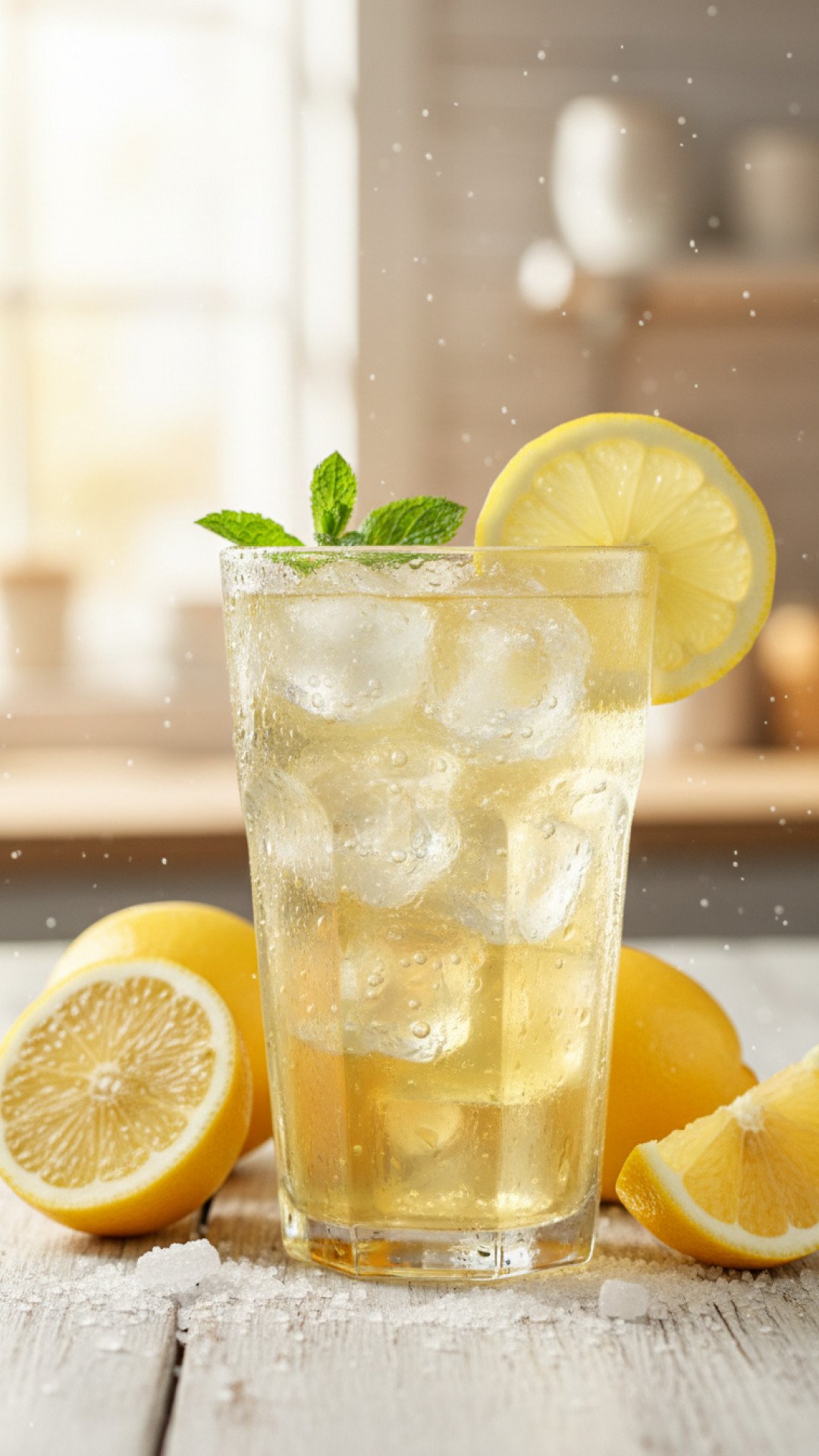 Classic Homemade Lemonade Preparation