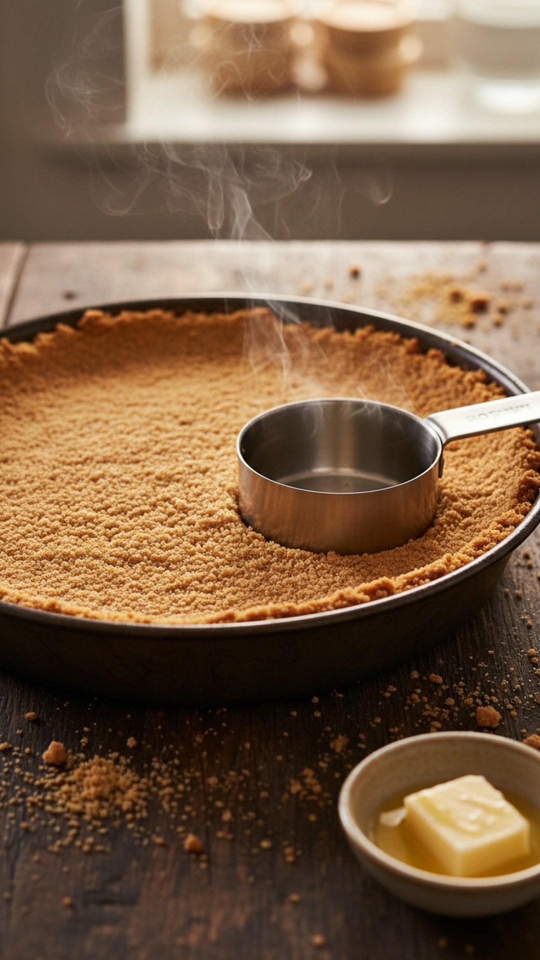 Classic No-Bake Graham Cracker Crust Preparation