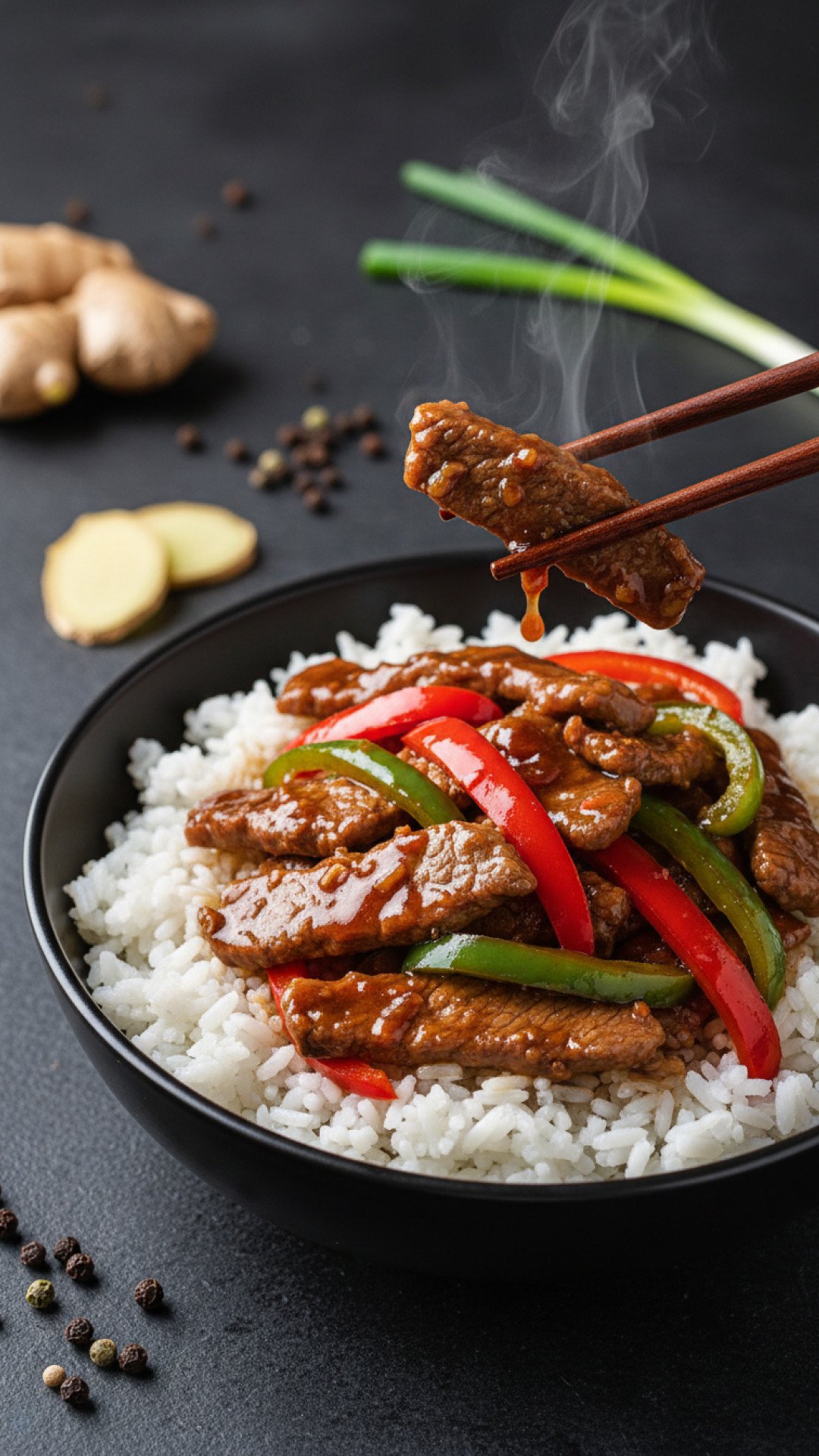 Classic Skillet Pepper Steak Preparation