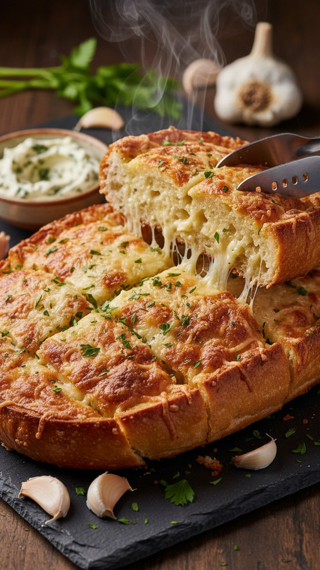 Classic Ultimate Garlic Bread Recipe Preparation