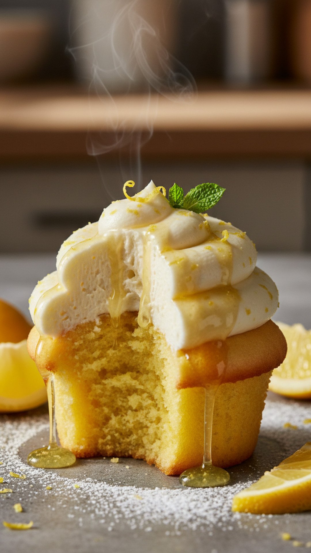 Classic Zesty Lemon Cupcakes with Tangy Lemon Buttercream Preparation