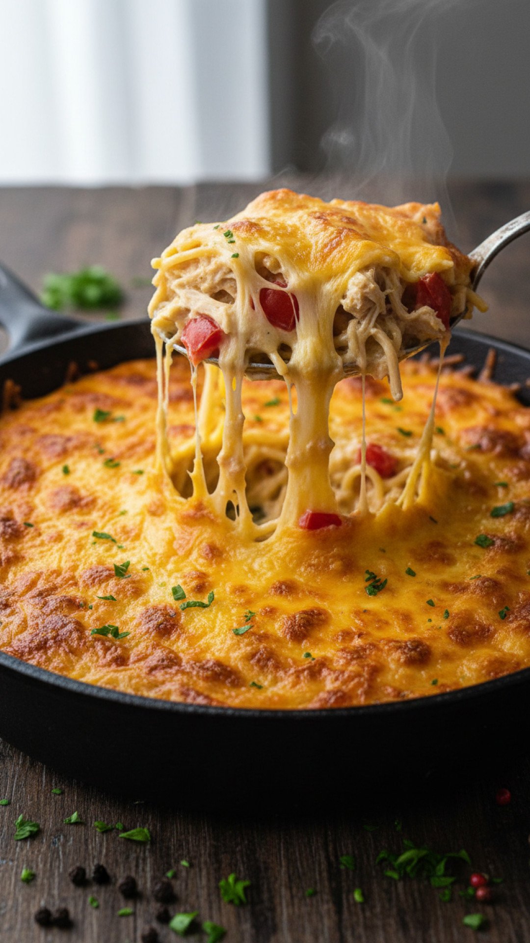 Creamy Chicken Spaghetti Recipe Preparation