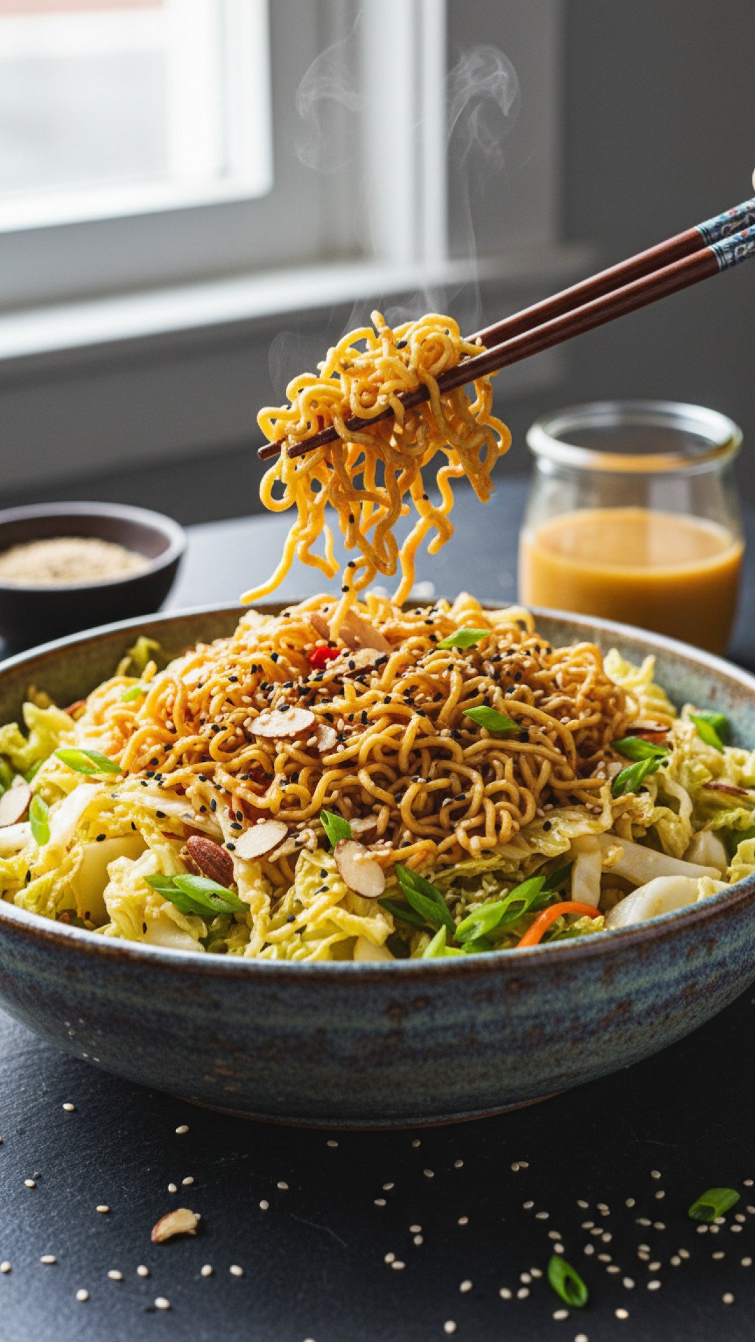 The Ultimate Crunchy Asian Ramen Salad: A Potluck Favorite! 4 Crunchy Asian Ramen Salad Preparation